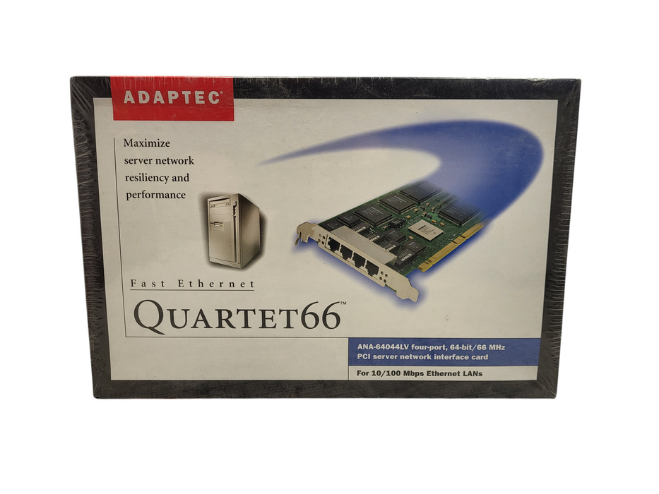New Quartet66 ANA-64044LV (1932500) 4 Port ,64-BIT/66MHZ PCI Server NIC
