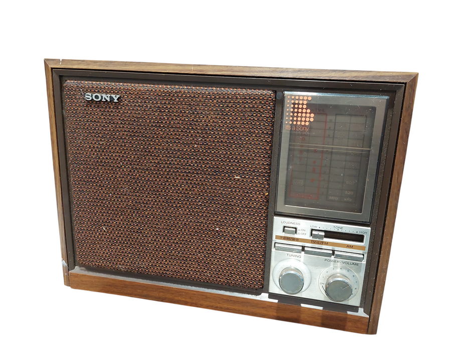 Sony Vintage Stereo AM/FM/TV-L,TV-H/WB 3Bands Model: ICF-9660W