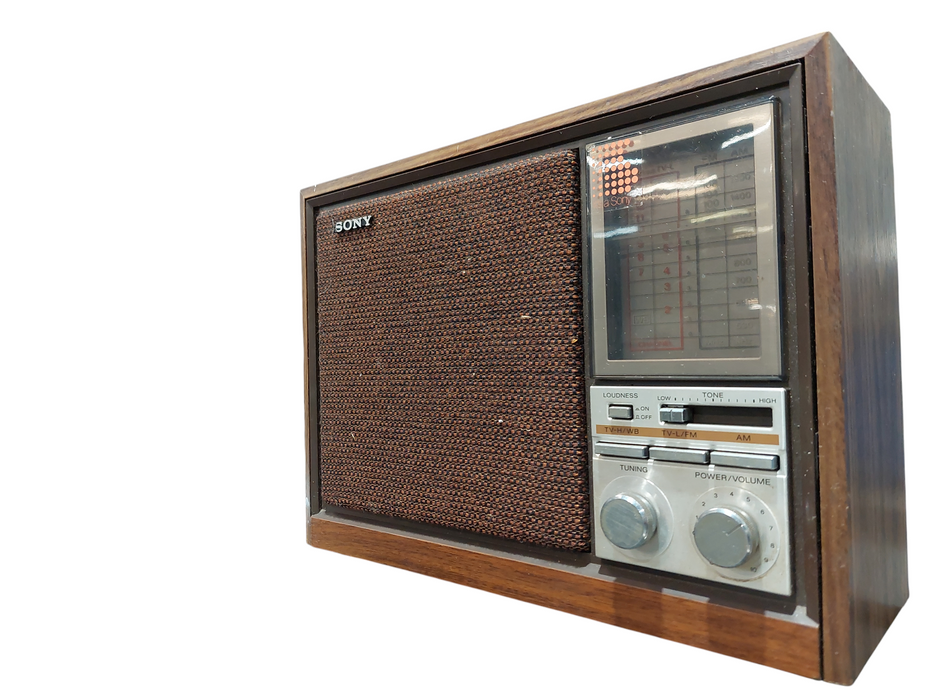Sony Vintage Stereo AM/FM/TV-L,TV-H/WB 3Bands Model: ICF-9660W