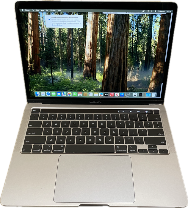 Apple MacBook Pro 13" 2020 i5-8257U 8GB 256GB SSD No Power Adapter READ!