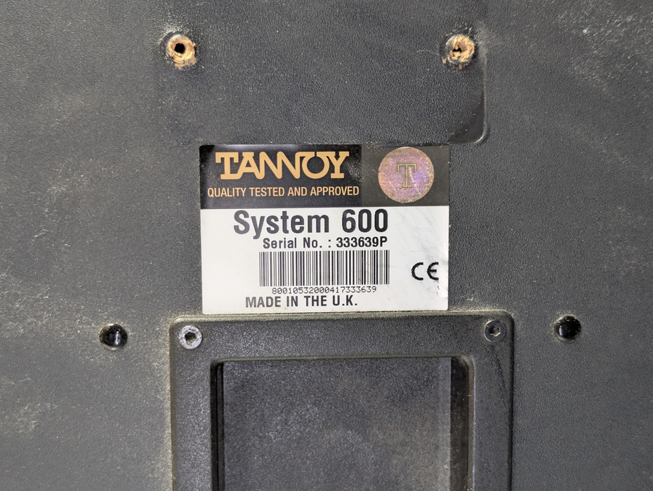 Pair of TANNOY System 600 Nearfield Studio Monitors Made in UK PLEASE READ