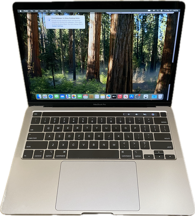 Apple MacBook Pro 13" 2020 i5-8257U 8GB RAM 256GB SSD No Power Adapter READ!