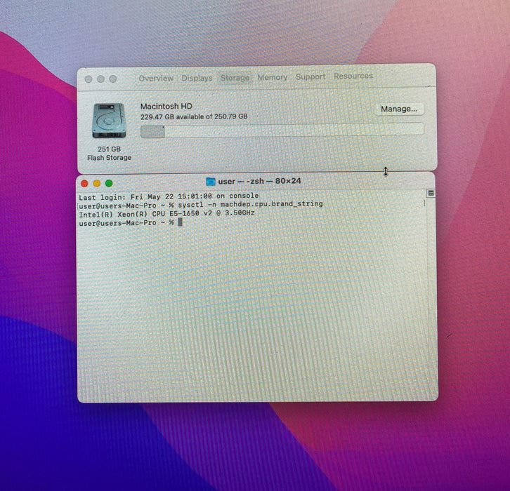 Apple Mac Pro Late 2013 XEON E5-1650 Dual AMD FirePro D500 3GB GPU 16GB 256SSD