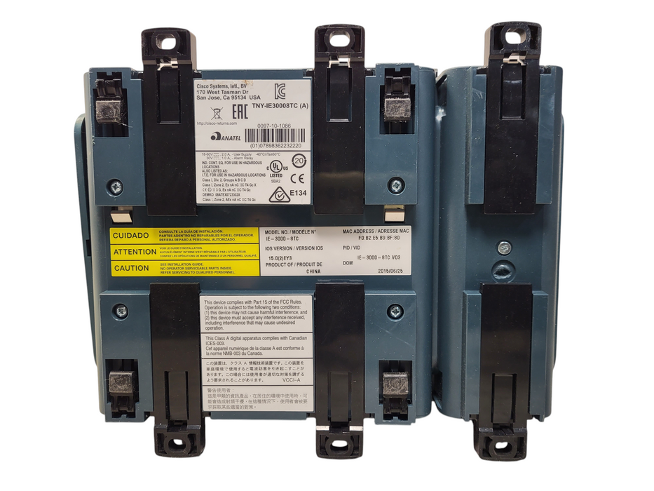 Cisco IE-3000-8TC Industrial 8-Port Switch 10/100, SFP, L2 with Power Supply