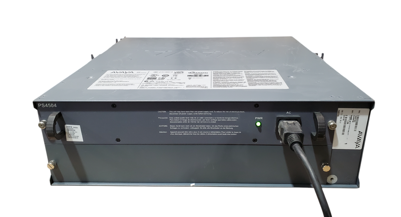 Avaya G450 Media Gateway with MB450 Module w/ 4x Cards *READ*