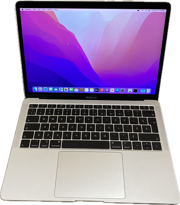 Apple MacBook Air 13" 2019 i5-8210Y 8GB 128SSD French Keyboard No Power Adapter