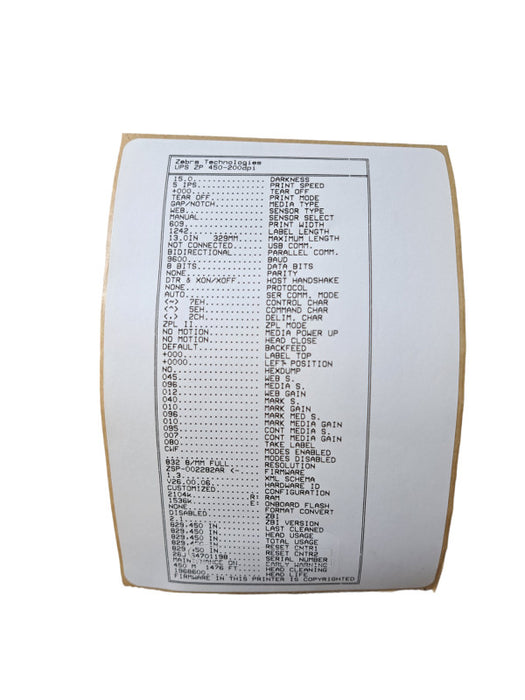 Zebra ZP450 | UPS CTP Quality USB Shipping Label Thermal Printer | Tested