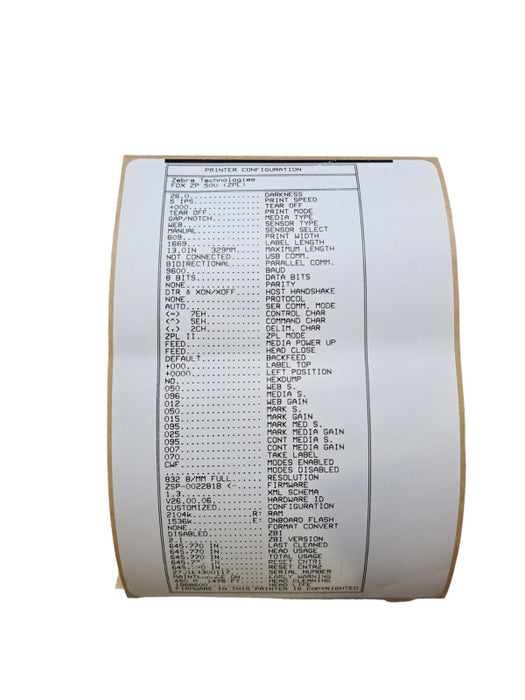 Zebra ZP 505 Thermal Label Printer | Tested + PWR Adapter & Cable