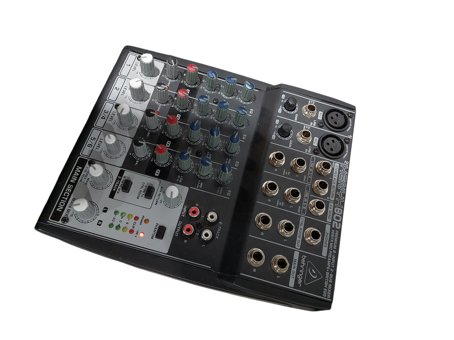XENYX 802 Premium 8-Input 2-Bus Mixer xenyx Mic PreAmps British EQS