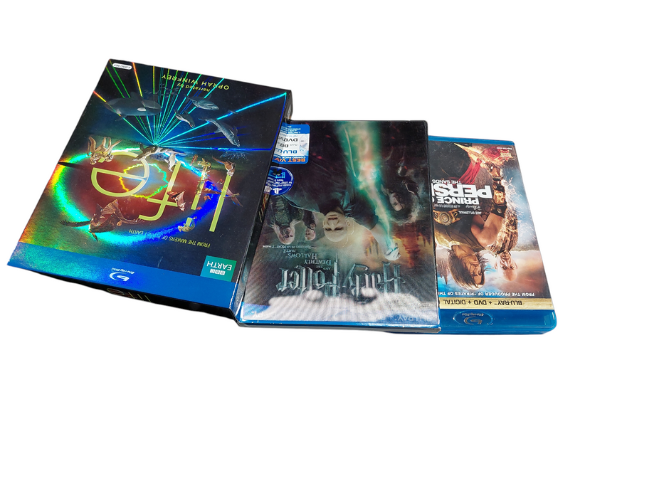 Couple BluRays Harry Potter LIFE BBC Earth Disney Prince of Persia