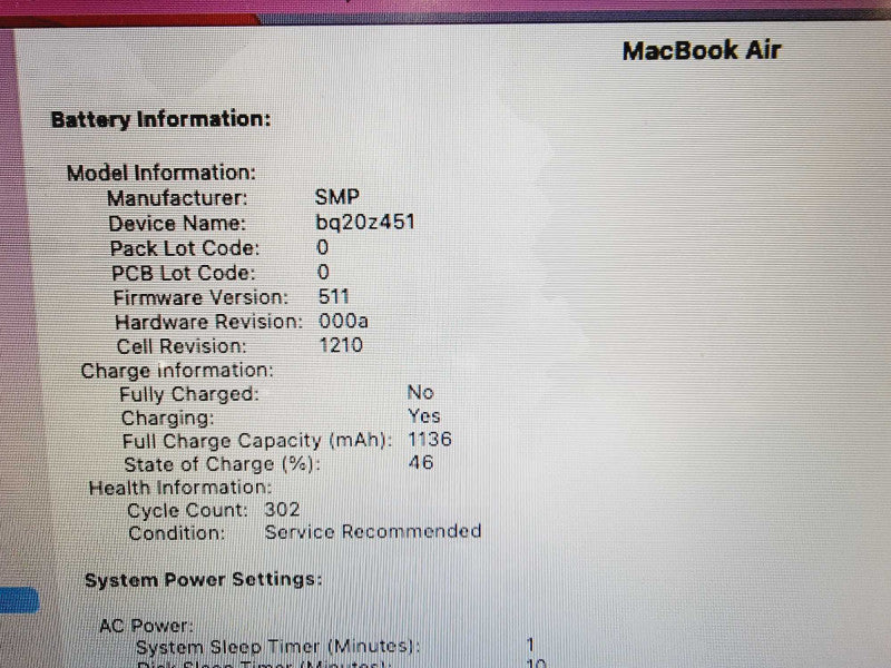 Apple Macbook Air 2017 13\\" 2-Core i5-5350U @ 1.8GHz 8GB DDR3 250GB SSD (