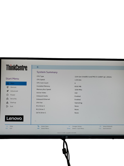 Lenovo Thinkcentre M70q Intel Core i5-11400T 8GB RAM No-HDD/SSD