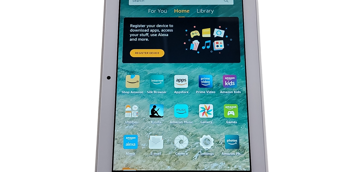 Amazon Kindle Fire HD 8 10th Gen - 32GB - White [K72LL4] — retail.era