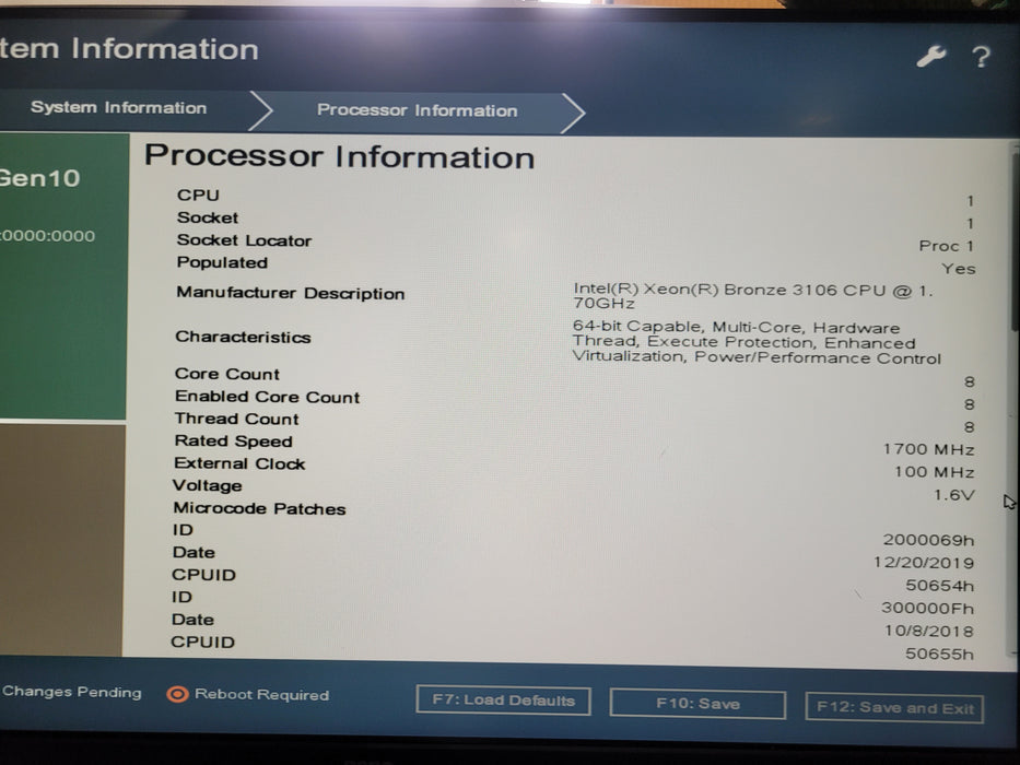 HPE ProLiant DL380 Gen10 | Xeon Bronze 3106 @1.70GHz 32GB DDR4 P408i-a| NO HDD