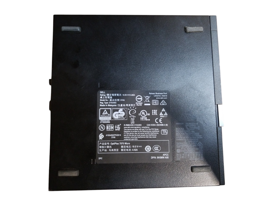 Dell OptiPlex 7070 USFF Core i7-9700T CPU 16GB RAM No HDD