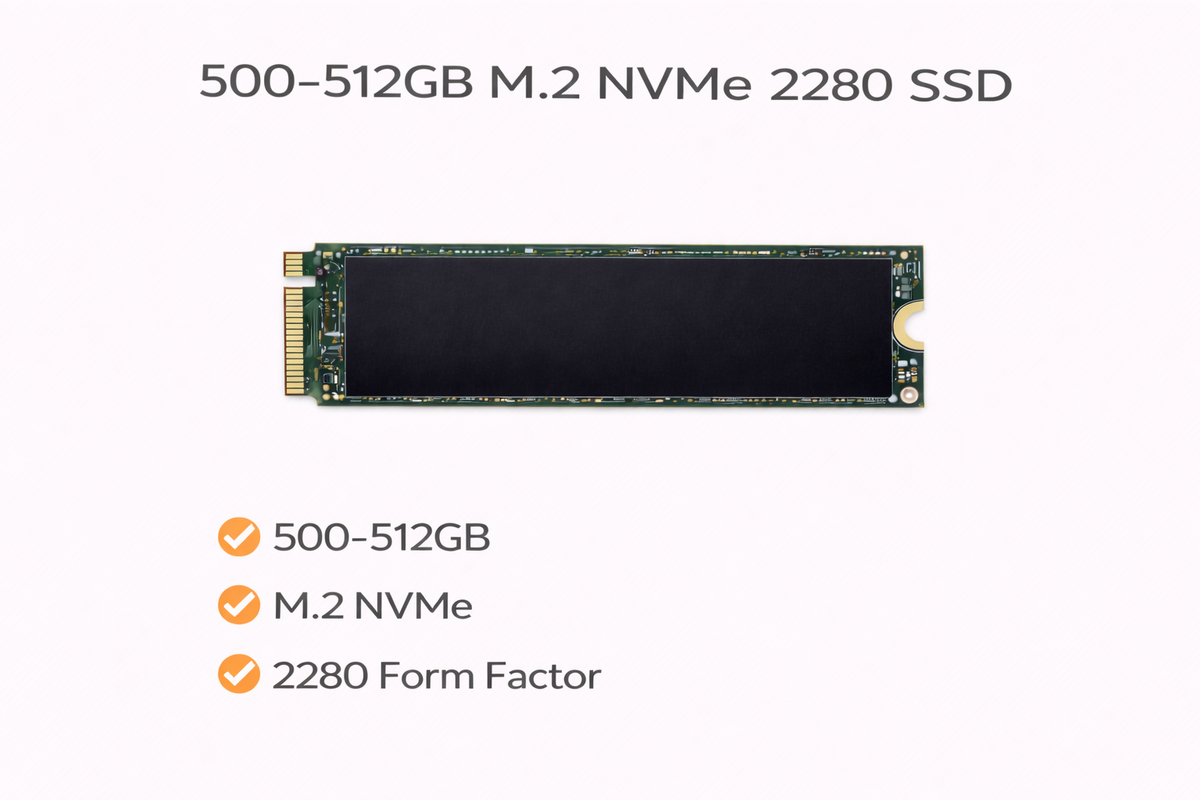 中古 M.2 NVMe 2280 SSD 512GB 4枚セット 500-512GB m.2 NVMe 2280 SSD | Mixed Brand — retail.era