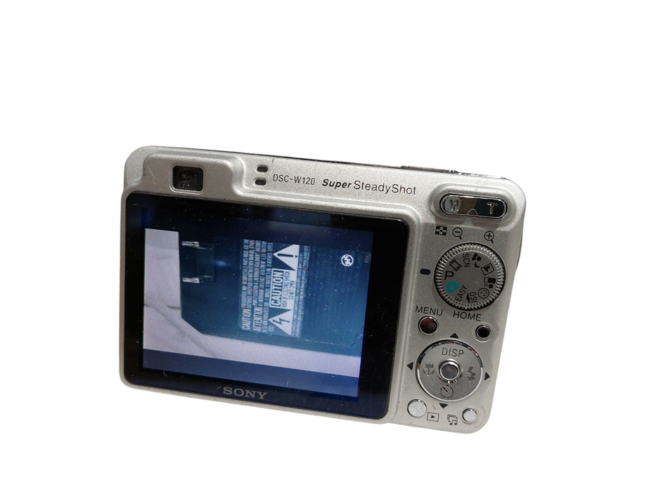 Sony DSC-W120 Super SteadShot CyberShot 7.2 MegaPixels Digital Still Camera