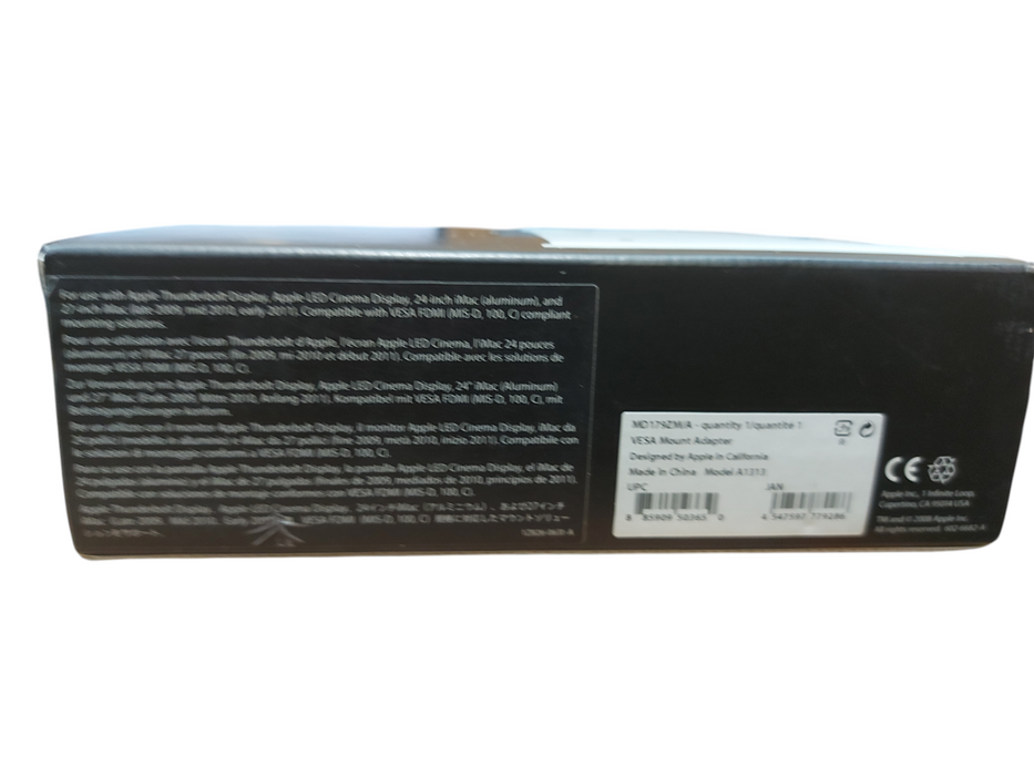 Apple VESA Mount Adapter A1313 MD179ZM/A Silver thunderbolt display Cinema