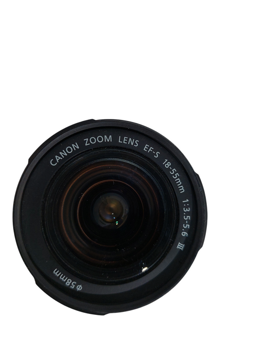 Canon EFS 18-55mm Macro 0.25m-/0.8ft 1:3.5-5.6  58mm Canon Zoom Lens