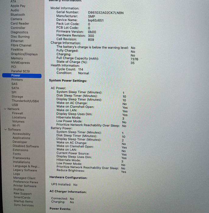 Apple MacBook Pro 16 2019 i7-9750H RadeonPro 5500M 8GB GPU 32GB RAM 1TB SSD READ