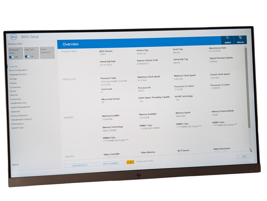 DELL Precision 3660 Workstation Barebones PLEASE READ