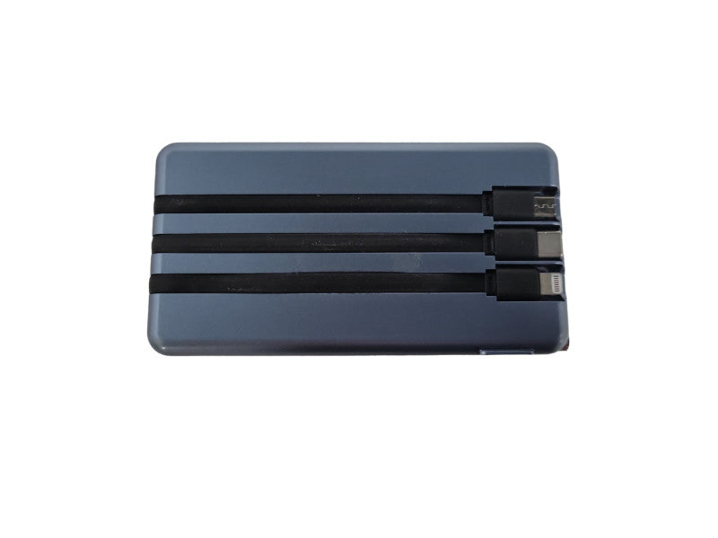 QEEUB T106 Power Bank Built in Cable & AC Wall Plug, 20W USB-C Portable Charg !