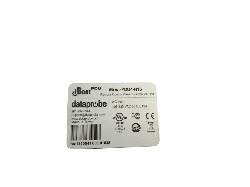 Dataprobe iBoot-PDU4-N15 Remote Control Power Distribution Unit