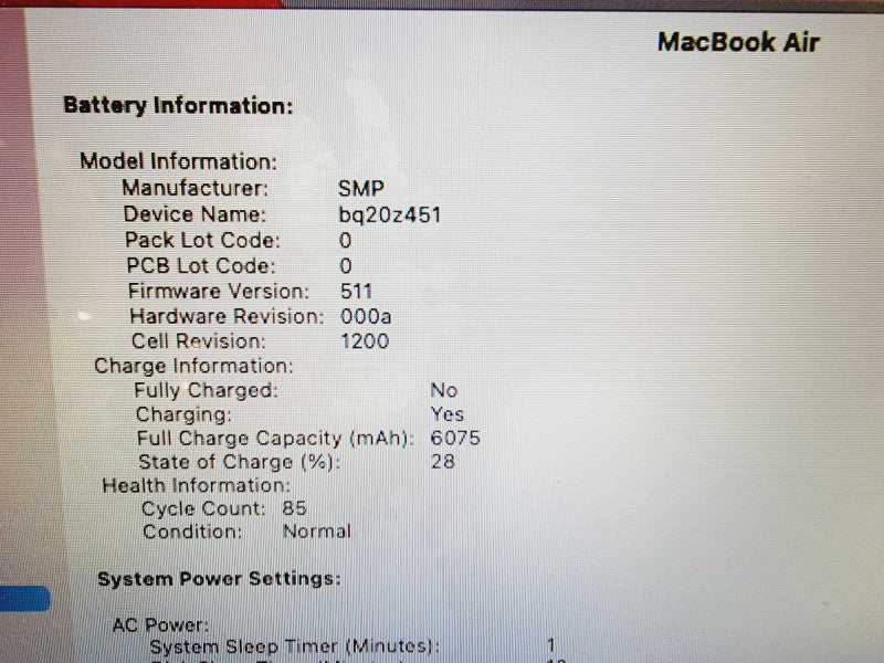 Apple Macbook Air 2015 13\\" 2-Core i5-5250U @ 1.6GHz 8GB DDR3 250GB SSD (