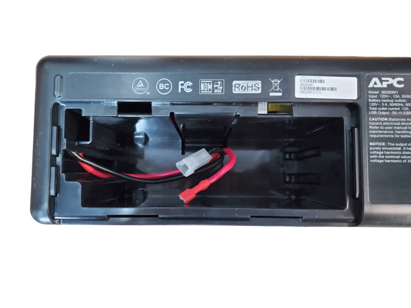 APC BE600M1 600VA 120V 330W UPS Battery Backup *READ* @
