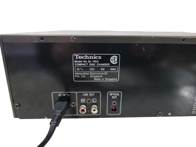 Technics MASH SL-PD5 5 Disc Rotary CD Changer