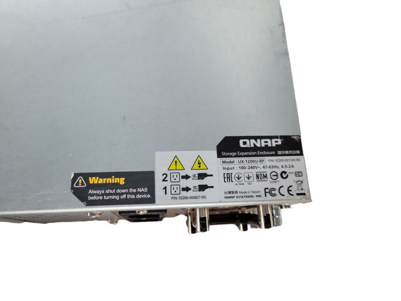 QNAP UX-1200U-RP Unit 12 bays NAS Enclosure NO HDD/Caddies !