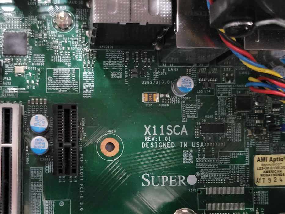 Supermicro X11SCA Tower Server, Xeon E-2176G 3.7GHz, 32GB DDR4, 500W PSU