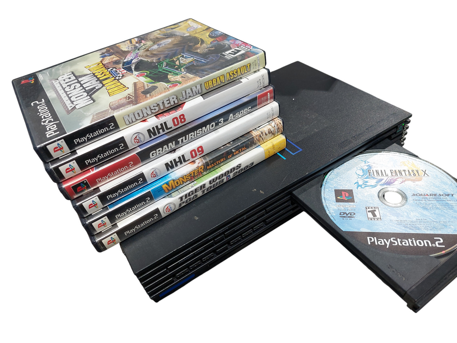 Sony Playstation 2 Fat Model: SCPH-39001 Console only with 7 games