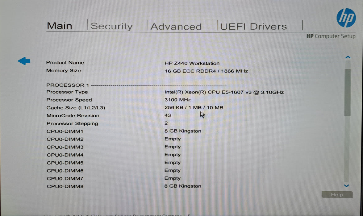 HP Z440 Workstation | Xeon E5-1607 v3 @3.10GHz, 16GB DDR4, Quadro P1000, No HDD