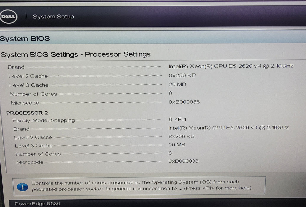Dell PE R530, 2x Xeon E5-2620v4 2.10GHz, 16GB DDR4, H330 Mini, 2x PSU, 8x 3.5"