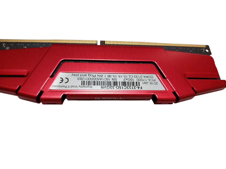 G.Skill RipJaws V DDR4 F4-2133C15D-32GVR PC4-17000 16Gx2 DDR4-2133 Only 1 Piece