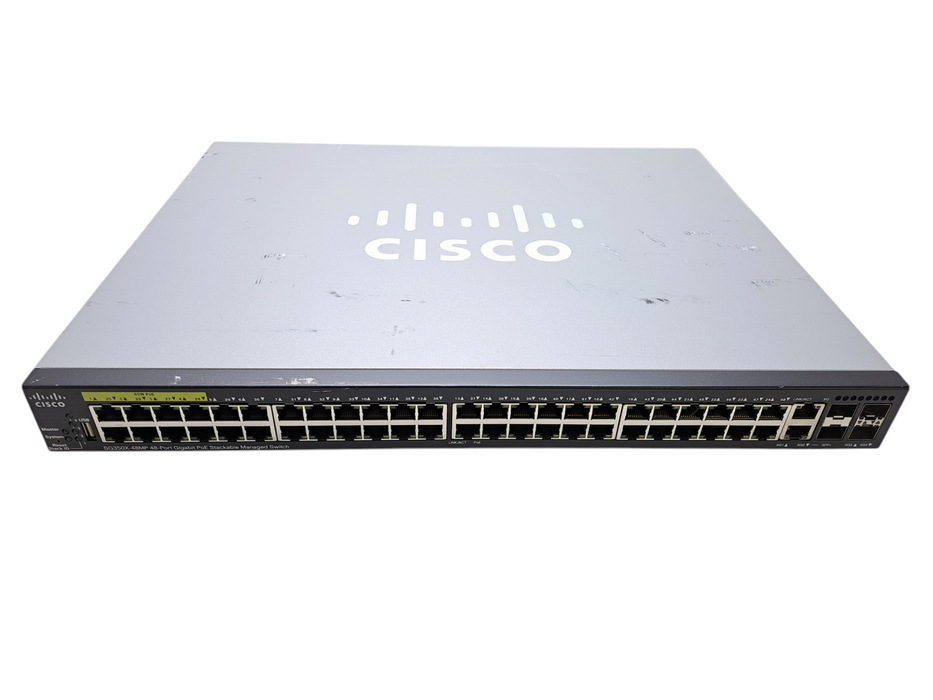 Cisco SG350X-48MP-K9 V03 | 48-Port Gigabit PoE Stackable Managed Switch