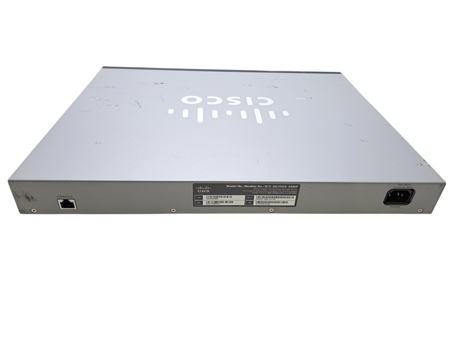 Cisco SG350X-48MP-K9 V03 | 48-Port Gigabit PoE Stackable Managed Switch