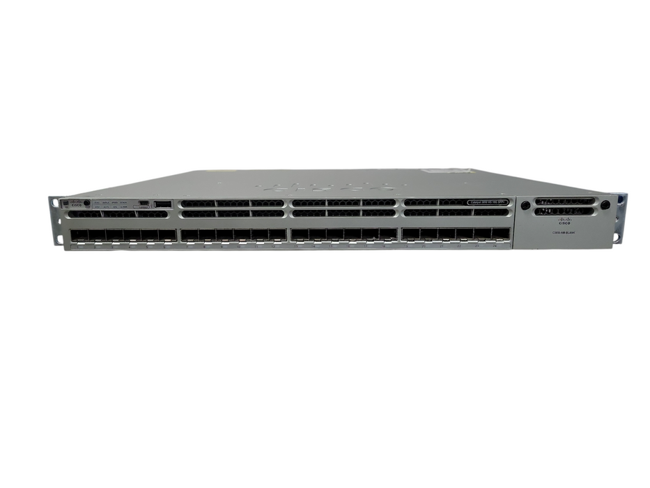 Cisco WS-C3850-24XS-E 24-Port 10G SFP+ Network Switch 2x PSU