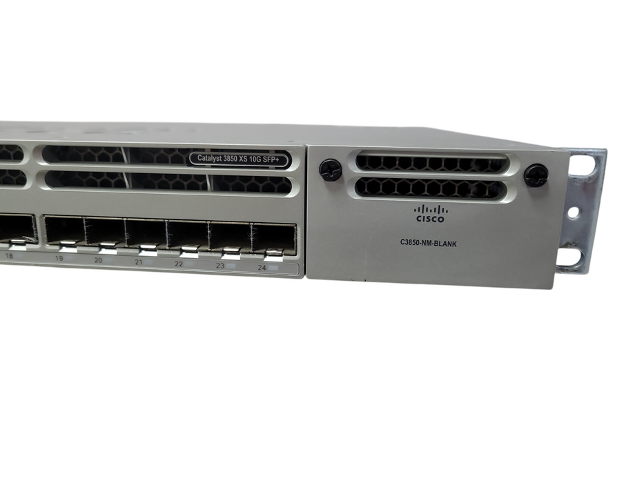 Cisco WS-C3850-24XS-E 24-Port 10G SFP+ Network Switch 2x PSU