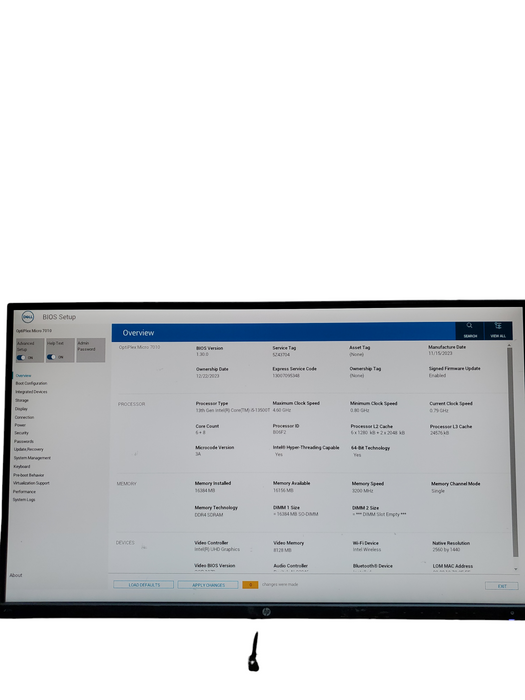 Dell OptiPlex 7010 MICRO i5-13500T 16GB RAM  NO-HDD/SSD