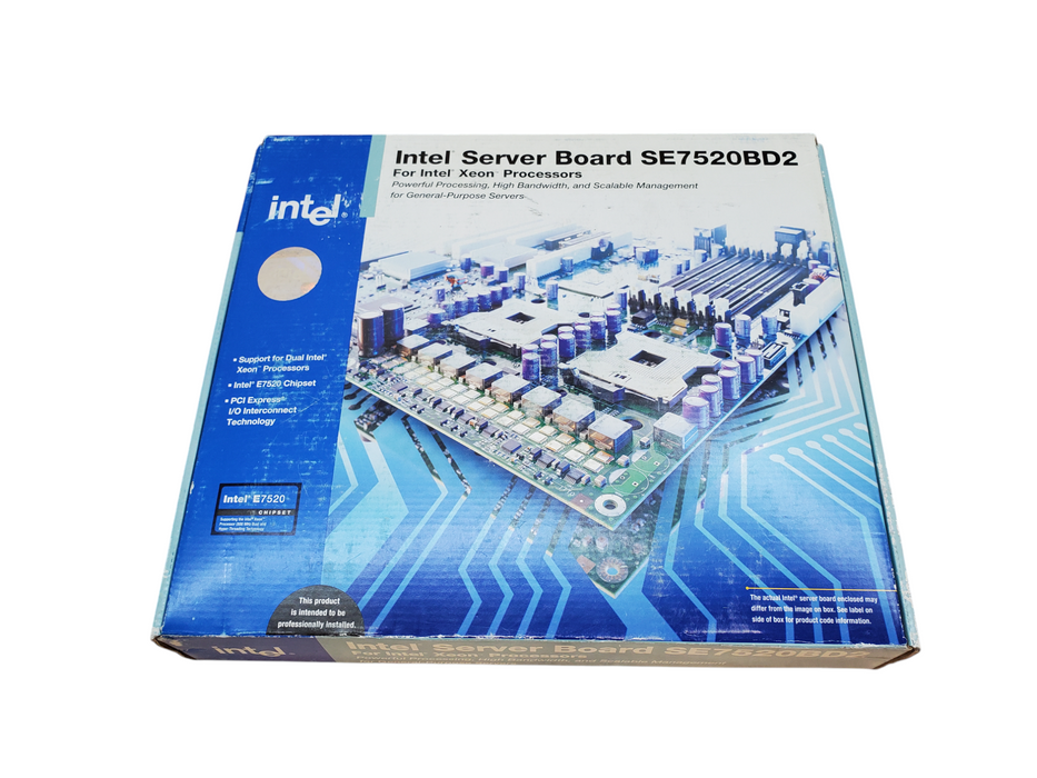 New Open Box - Intel Server Board SE7520BD2 For Intel Xeon Processors