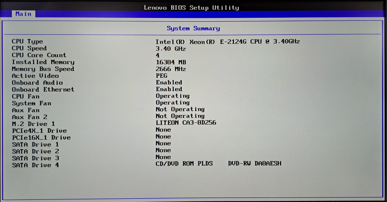 Lenovo ThinkStation P330 Tower | Xeon E-2124G, 16GB DDR4, P2000, 256GB NVMe