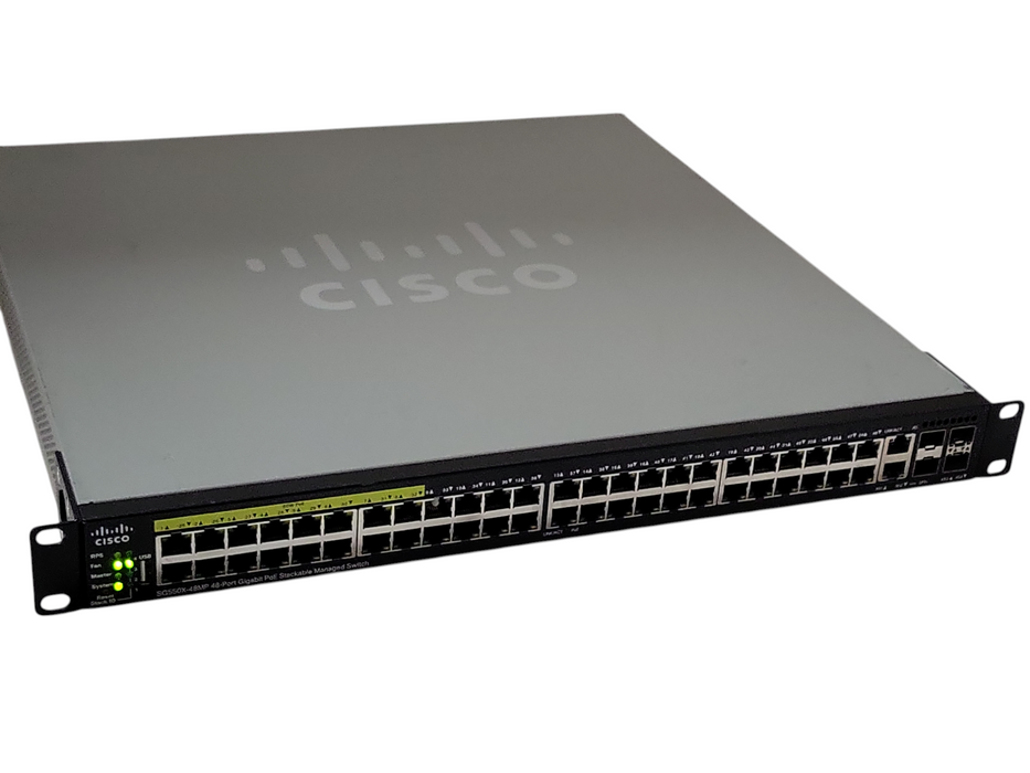 Cisco SG550X-48MP 48-Port Gigabit PoE Managed Switch, READ