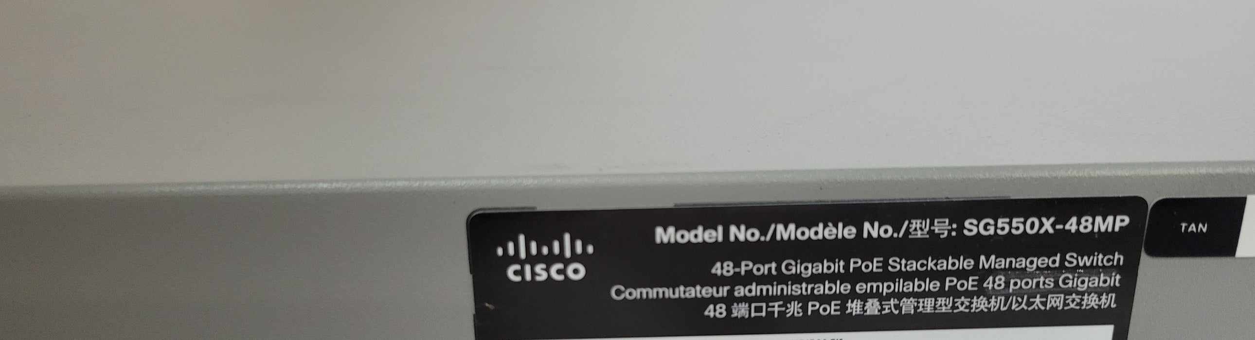 Cisco SG550X-48MP 48-Port Gigabit PoE Managed Switch, READ