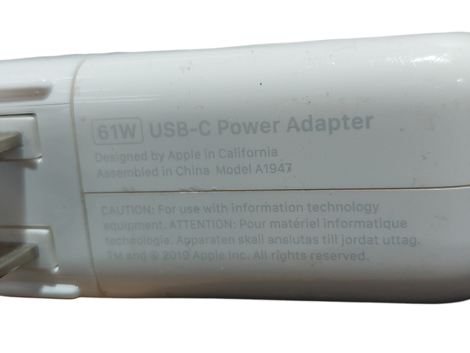 Apple Charger Fast Charge 61W A1947 USB C Type Fast Charge to Lightning Cable