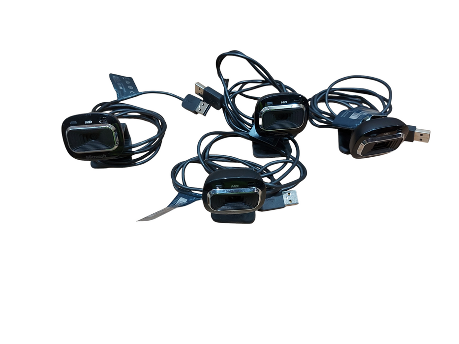 Lot 4x Microsoft LifeCam HD 3000 USB WebCam MODEL 1492