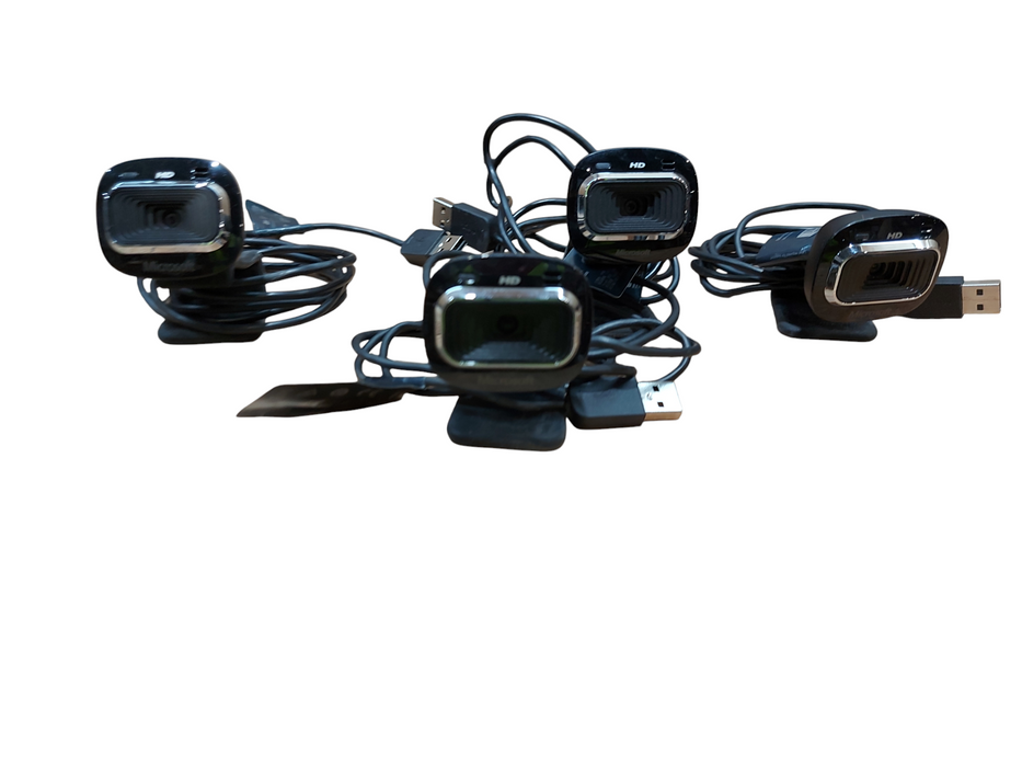 Lot 4x Microsoft LifeCam HD 3000 USB WebCam MODEL 1492