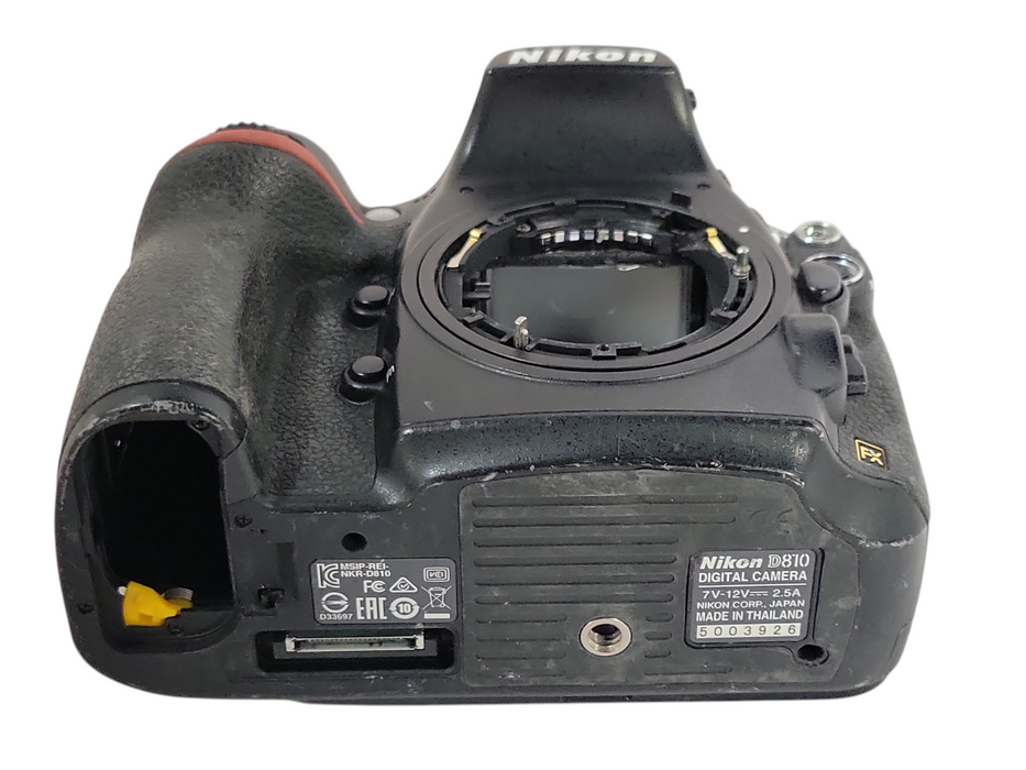 Nikon D810 FX 36.3MP Digital SLR Camera - Black (Body Only), READ