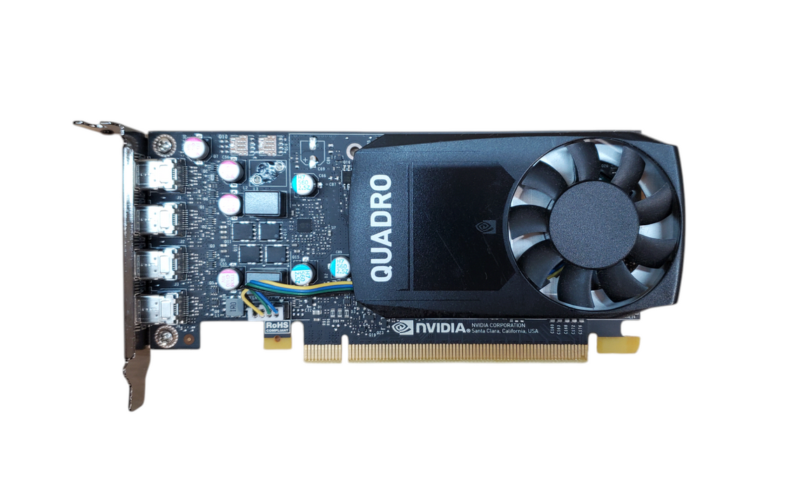NVIDIA Quadro P600 2GB GDDR5 Graphics Card - Low Profile